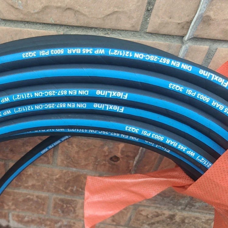 High quality/High cost performance  SAE 100 R1 1/4 Inch 3/4 Inch High Pressure One Steel Wire Braided Hydraulic Rubber Hose Pipe Hydraulic High Pressure Hose