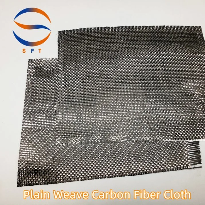 160g Pro Square Meter Carbon Plain Twill Cloth China Factory