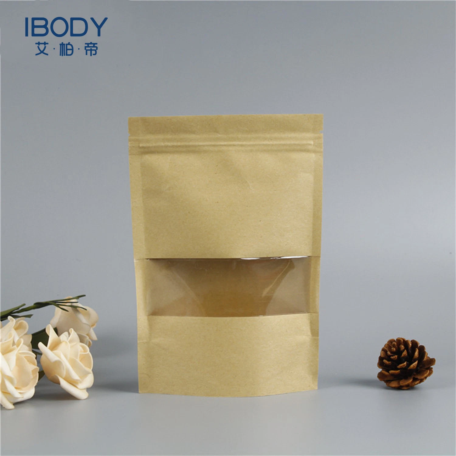 Food Grade Agriculture Plastic Food Packaging Bag with Ziplock for Nut and Rice