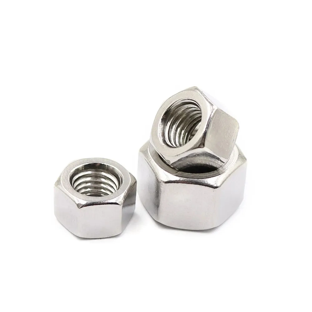 Stainless Steel 304 Customized Thin Nut Insert DIN439 Chamfered Hex Thin Nuts