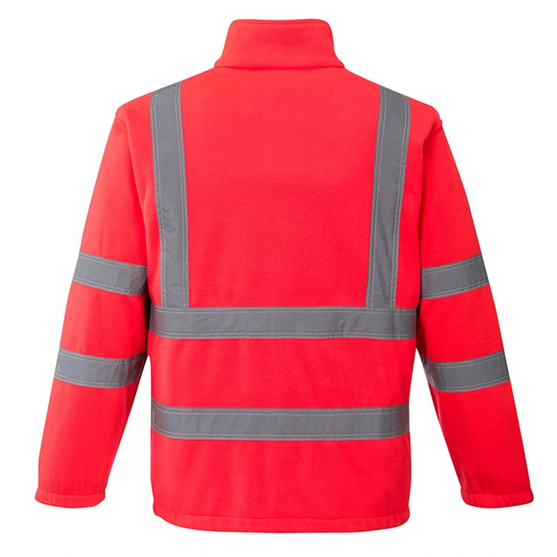 Manufacturer China Construction Workwear Safety Red Jacket Workwear