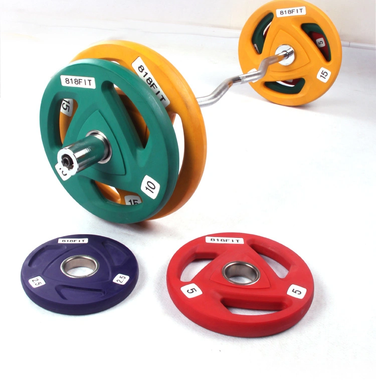 Weightlifting Barbell Weight Plates Power Lifting Calibrated Plates Fitness Equipment
