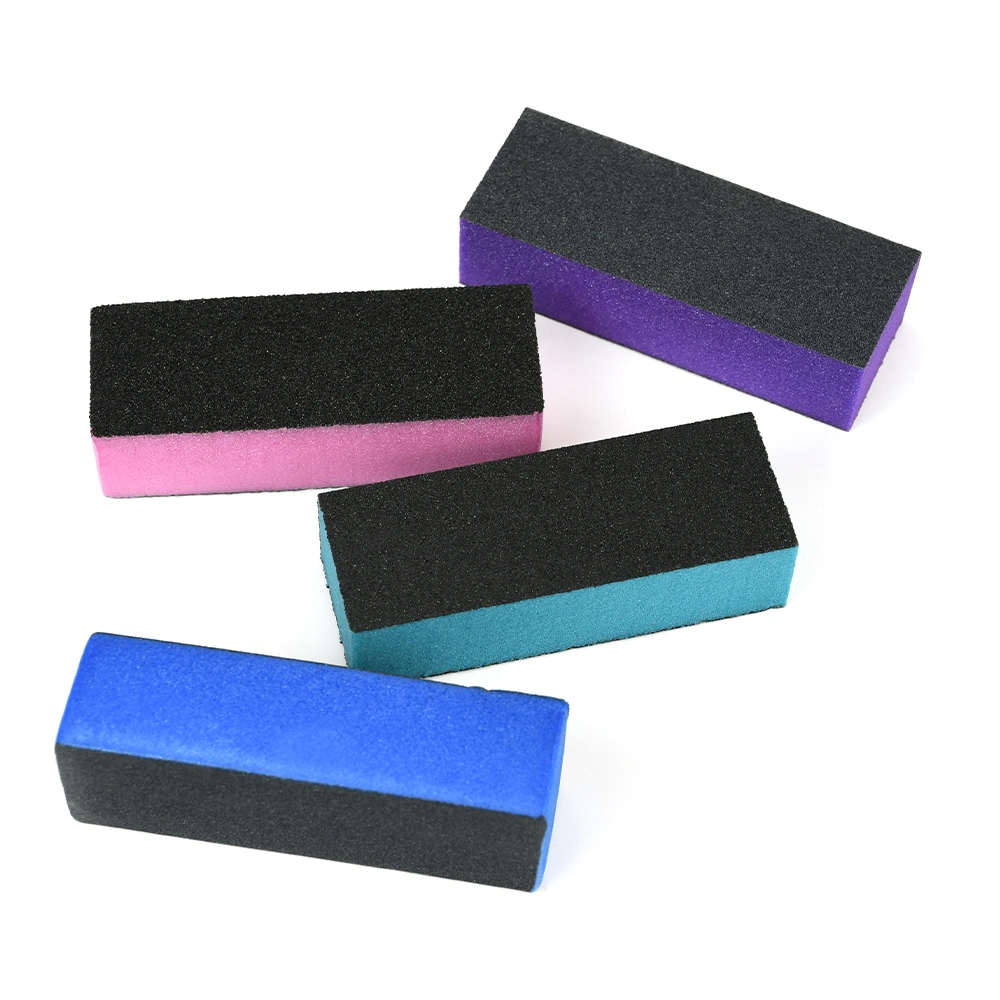 Wholesale/Supplier China Mixed Color Custom Disposable Nail Buffers File Manicure Set Sponge