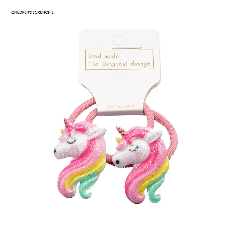 Cartoon Cute Unicornio brillante Flatback resina Cabochons Scrapbooking DIY Teléfono Decoración de la caja Accesorios de la Artesanía de Cabello