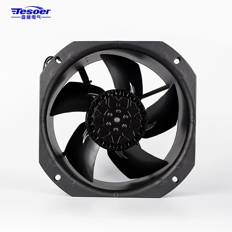 225X225X80mm AC Industrial Axial Cooling Fans/Blowers Made in China (TXA80S-225 Black)