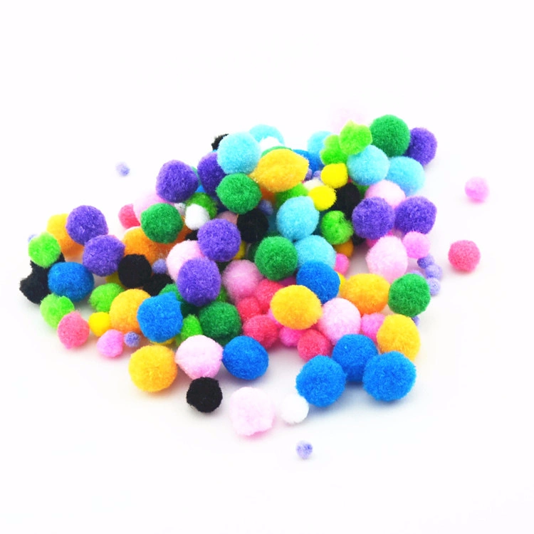 Factory Supply DIY Crafts Pipe Cleaners and Pompoms Suits Toys for Kids or Wedding Party Decoration