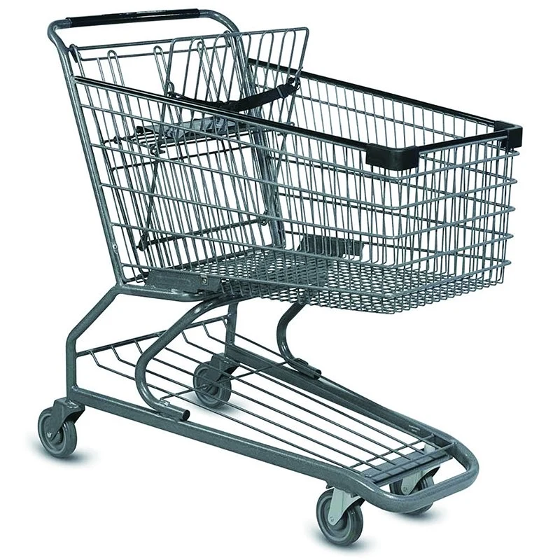 Manufacturer Supply Shopping Trolley Cart Wholesale/Supplier Shopping Trolleys Carts with 4 Wheels