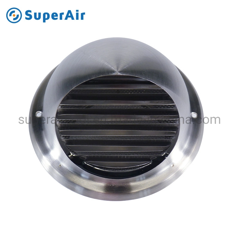 Stainless Steel Wall Air Vent Exhaust Grille Duct Ventilation Cover Outlet