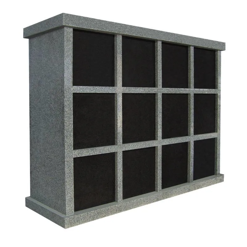 Custom Niche Pillar Granite Columbarium for Cemetery