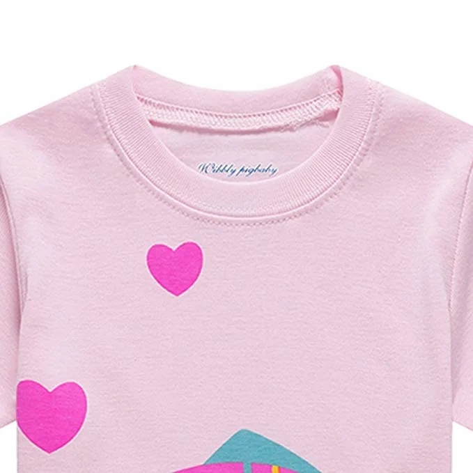 Peu de vêtements d'enfants pyjama court Sleepwears tout-petits enfants d'usure de l'été 100% coton