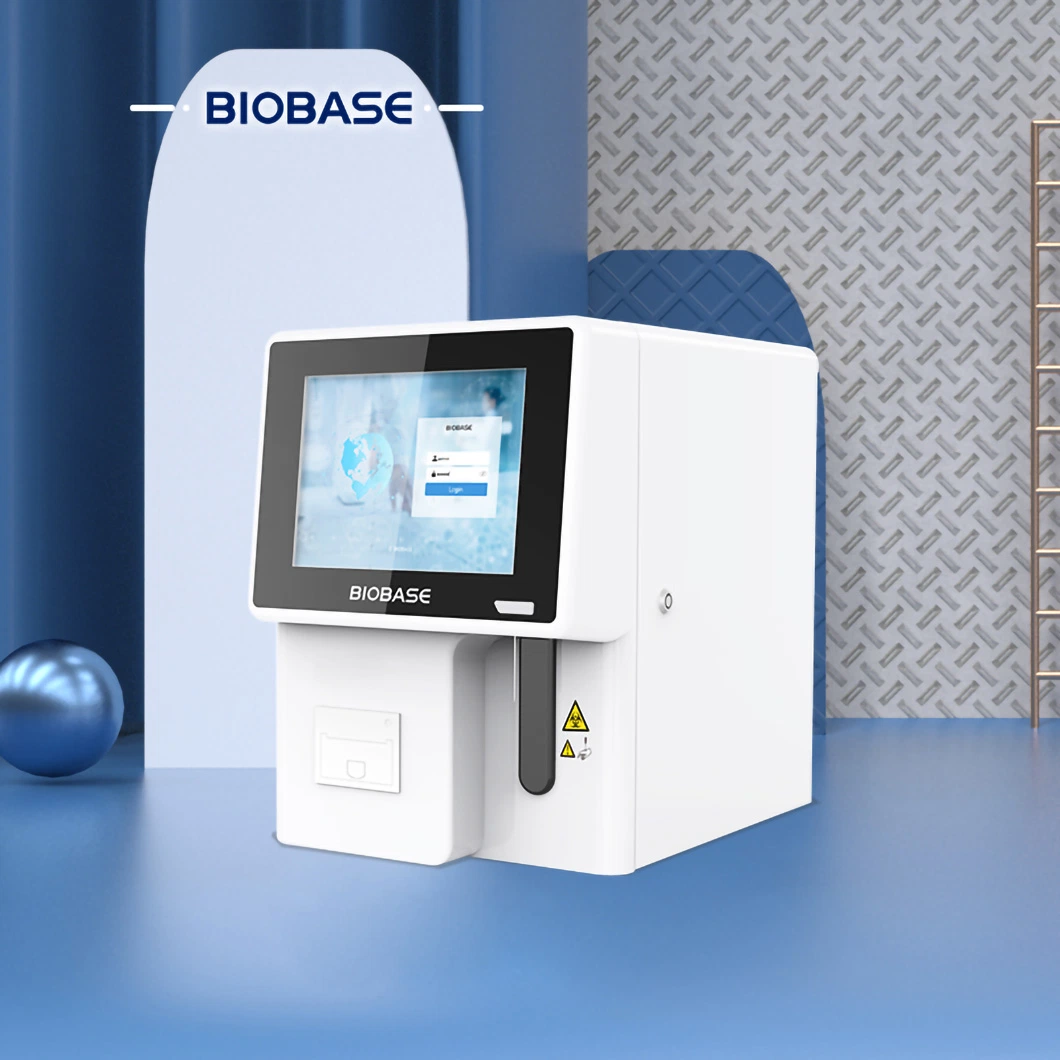 Biobase Automated Blood Testing Cbc Cell Counter Medical 3-Part Hematology Analyzer