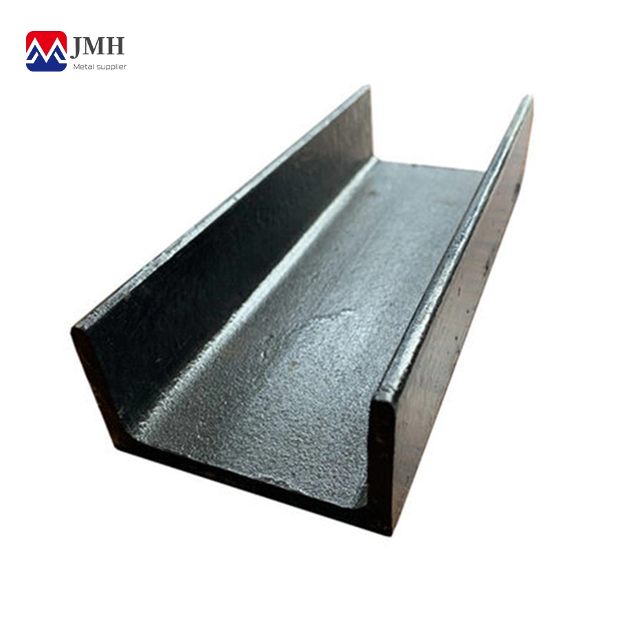 Laminado en Caliente A36/SS400/P235/norma JIS Ms/carbono galvanizado o inoxidable recubierto de zinc/ canal de la sección de perfil de acero