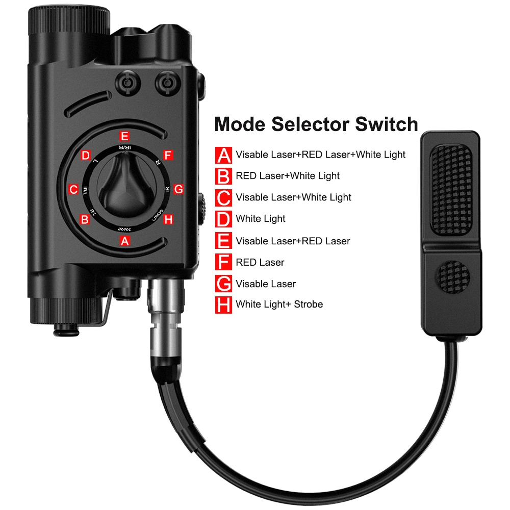 Red IR Laser Sight Tatcial Taschenlampe Combo Wiederaufladbare Dual Jagd Laser Scope Taschenlampe für Gun Equipments