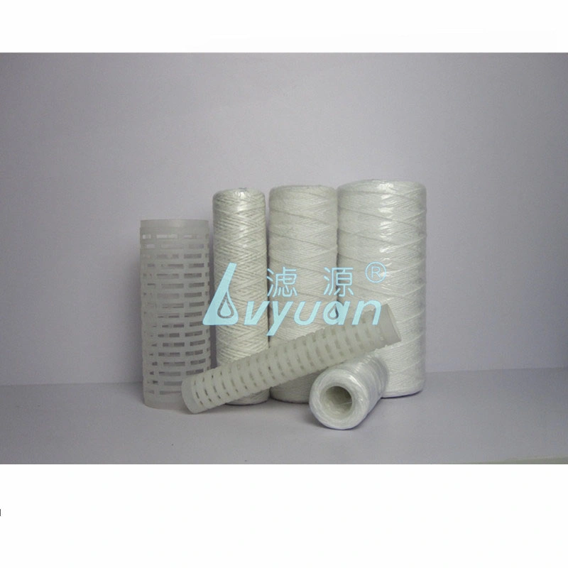 Guangzhou Manufacturer Spiral PP Wire Wound Sediment Filter Cartridge with 30 Inch PP Core