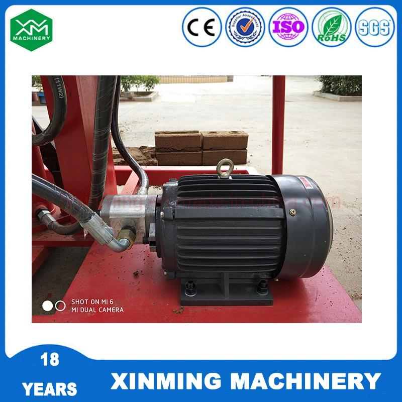 Small Business Xm2-25 Electric Motor Clay Soil Earth Interlocking Brick Making Machine in ISO Approved