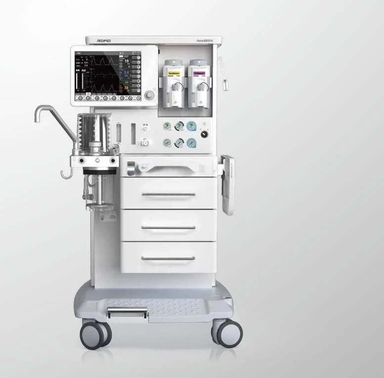 Medical Equipment Operation Room Anesthesia Machine with Ventilator Aeon8800A with CE Certificate