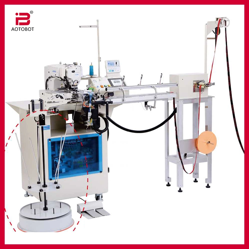 Máquina de costura de banda elástica de fácil operación con doble tamaño Bobina