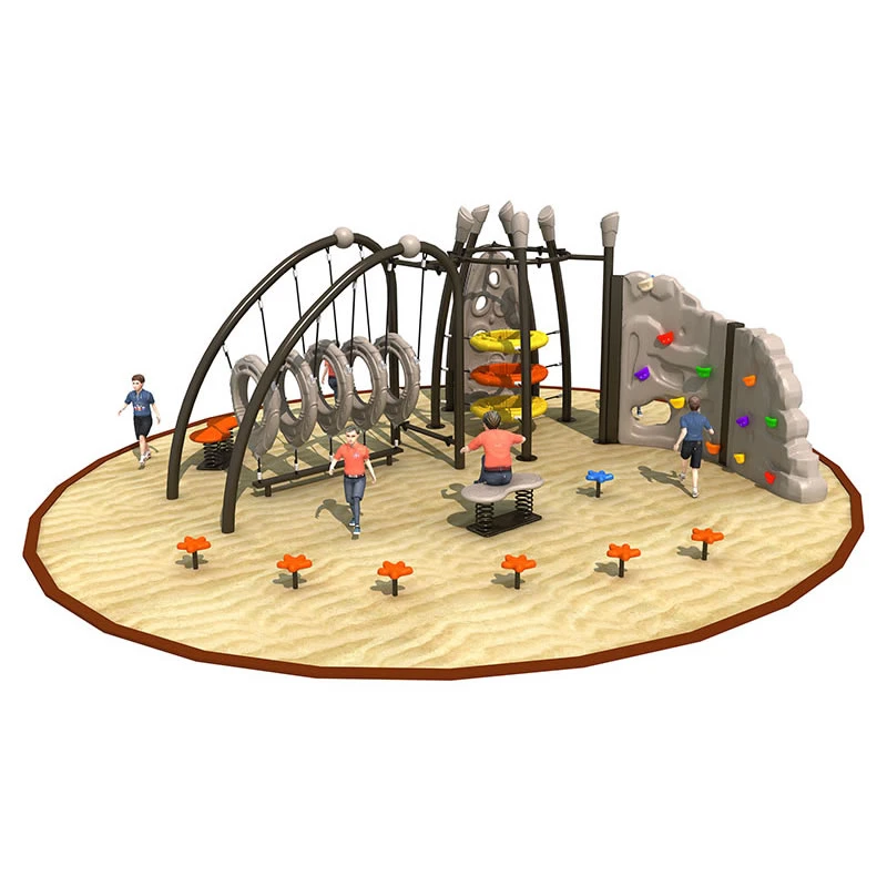 Children Preschool Amusement Park Outdoor Playground Physical Training Climbing Slide Game Structure Sets