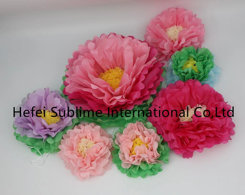 Wedding Birthday Party Shopping Mall Decorative Paper Flower Ball Handmade Flower