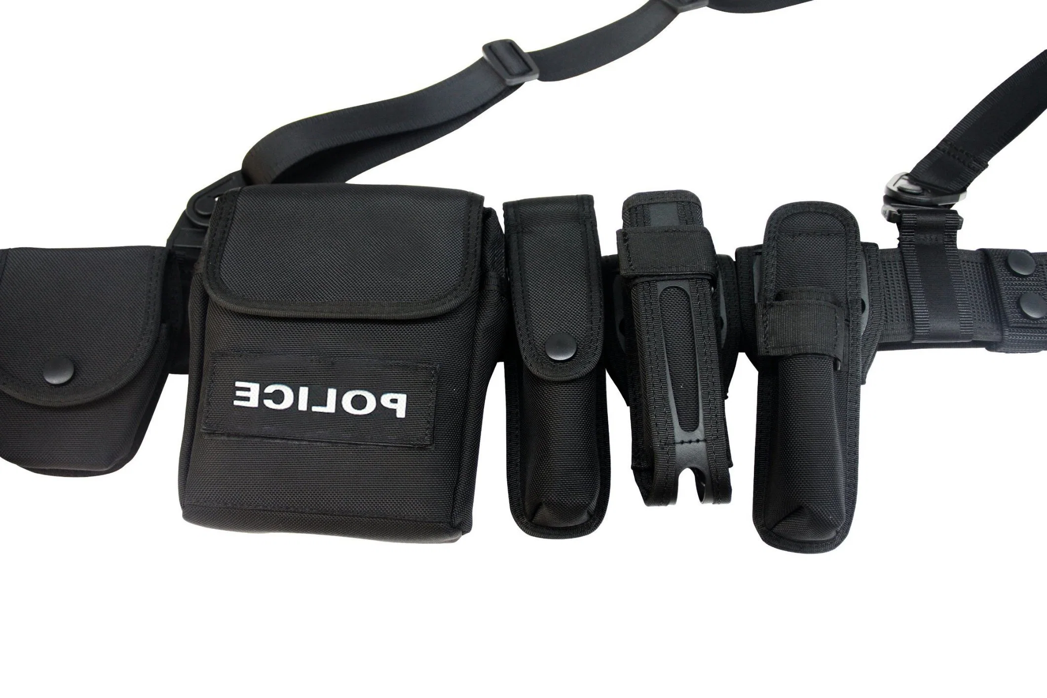 Black Law Enforcement Modular Equipment System Work Security Military Tactical Duty Utility Belt