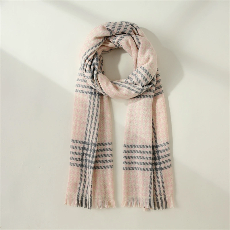 Unisex Style Winter Warm Plaid Fashion Style Scarf