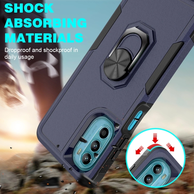 Hybrid 3 in 1 Shockproof Slim Heavy Duty Protection Hard PC Cover Soft Rubber Rugged Bumper Full Body Case with Tempered Glass Screen Protector Optional