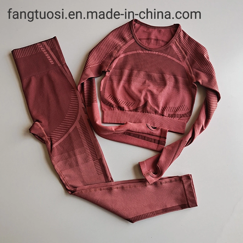 Eco friendly perfecto control de la barriguita de desgaste de ejercicios de Yoga Conjunto de la cosecha comienzo bajo MOQ Leggings conjunto Yoga ropa ropa deportiva