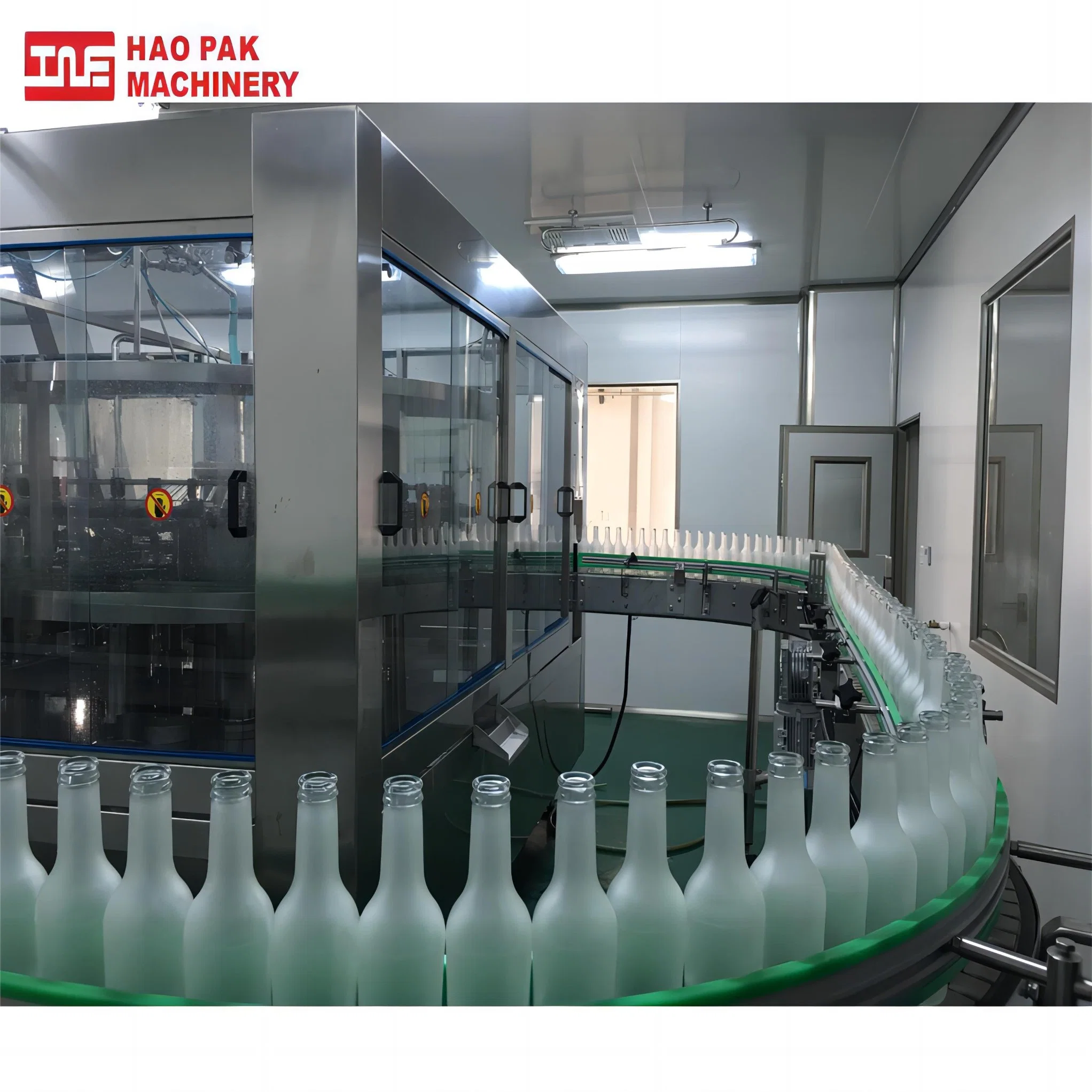 Complete Bottle Filling Plant Glass Bottle Soda Sparkling Water Carbonated Soft Drink CSD Bottling Filling Machine