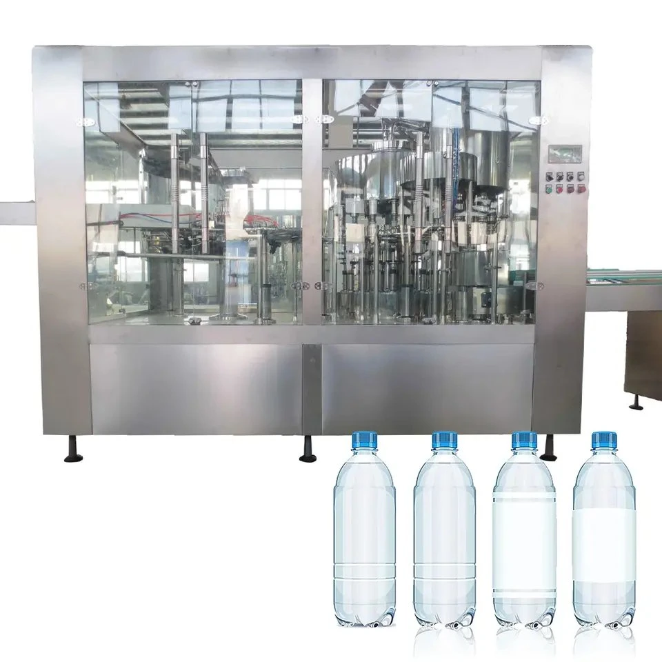 Full Automatic Chemical Medical Alcohol Sanitizer Eye Drop Liquid Small Oral Vial Bottle Filling Capping Machine for Full Production Packing Line