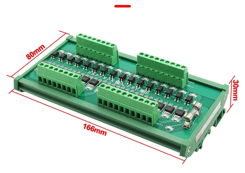 16 canales PLC Junta amplificador PNP NPN/Controlador de salida PNP de entrada