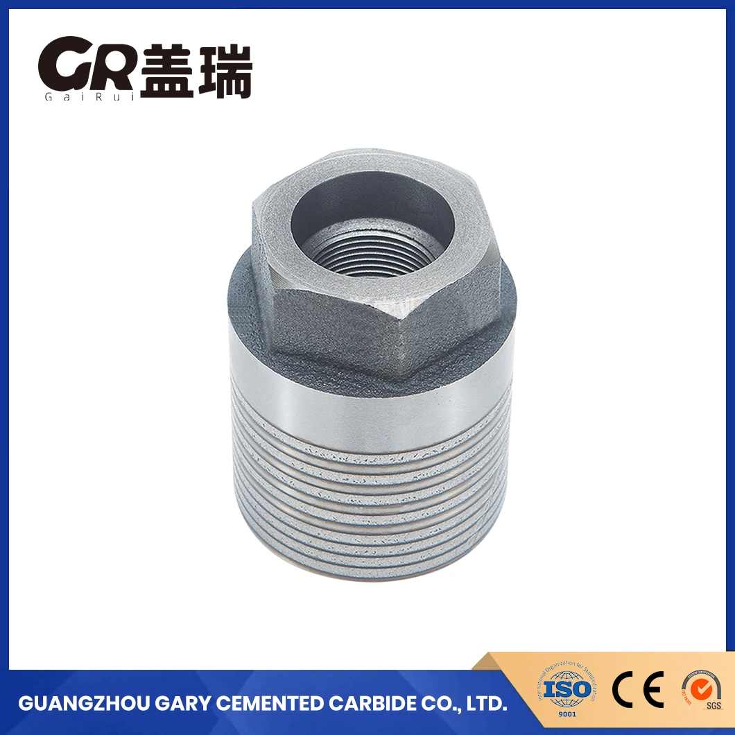 Stainless Spray Threaded Nozzle Cemented Tungsten Carbide Nozzle for PDC Drilling Bit