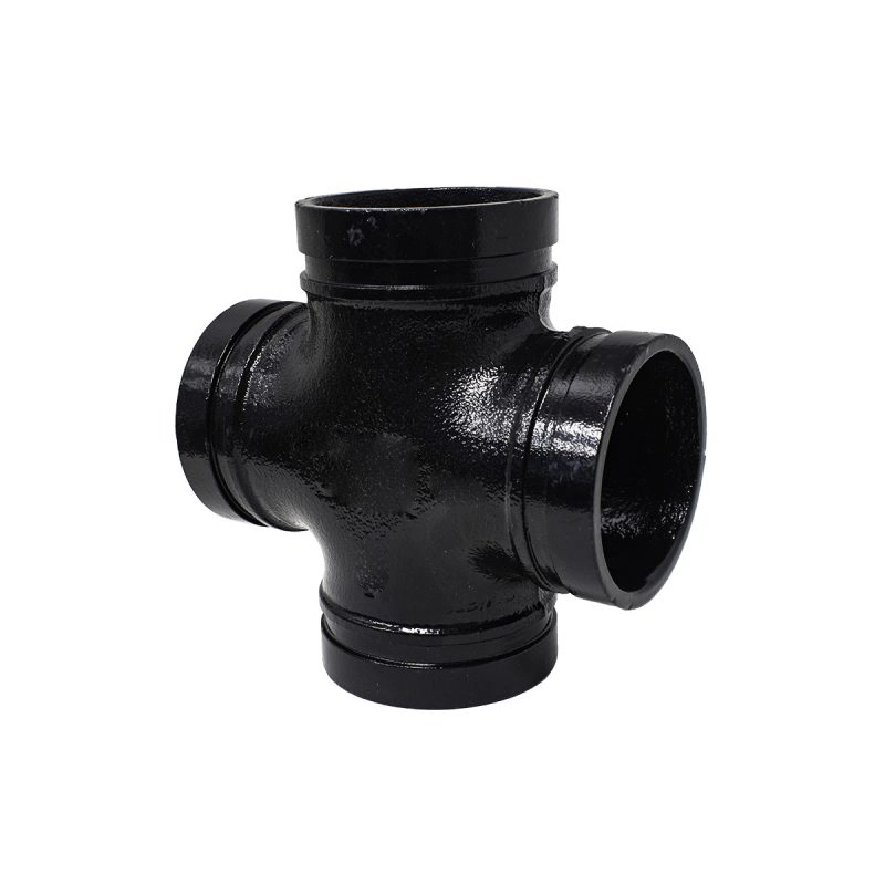 Ductile Iron FM/UL Pipe Fitting Grooved Joint Equal Cross for Fire Protection