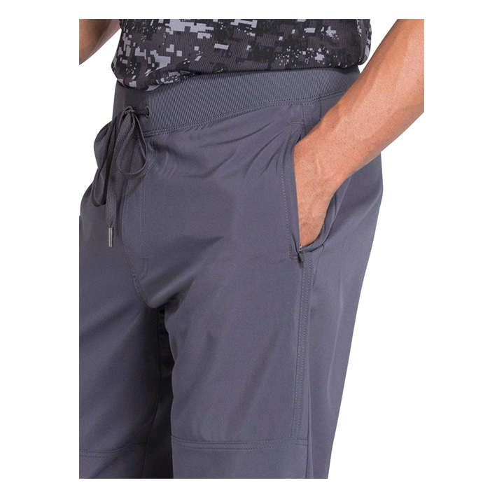 Unisex Full Elastic Waistband and Drawstring Uniform Scrub Pants