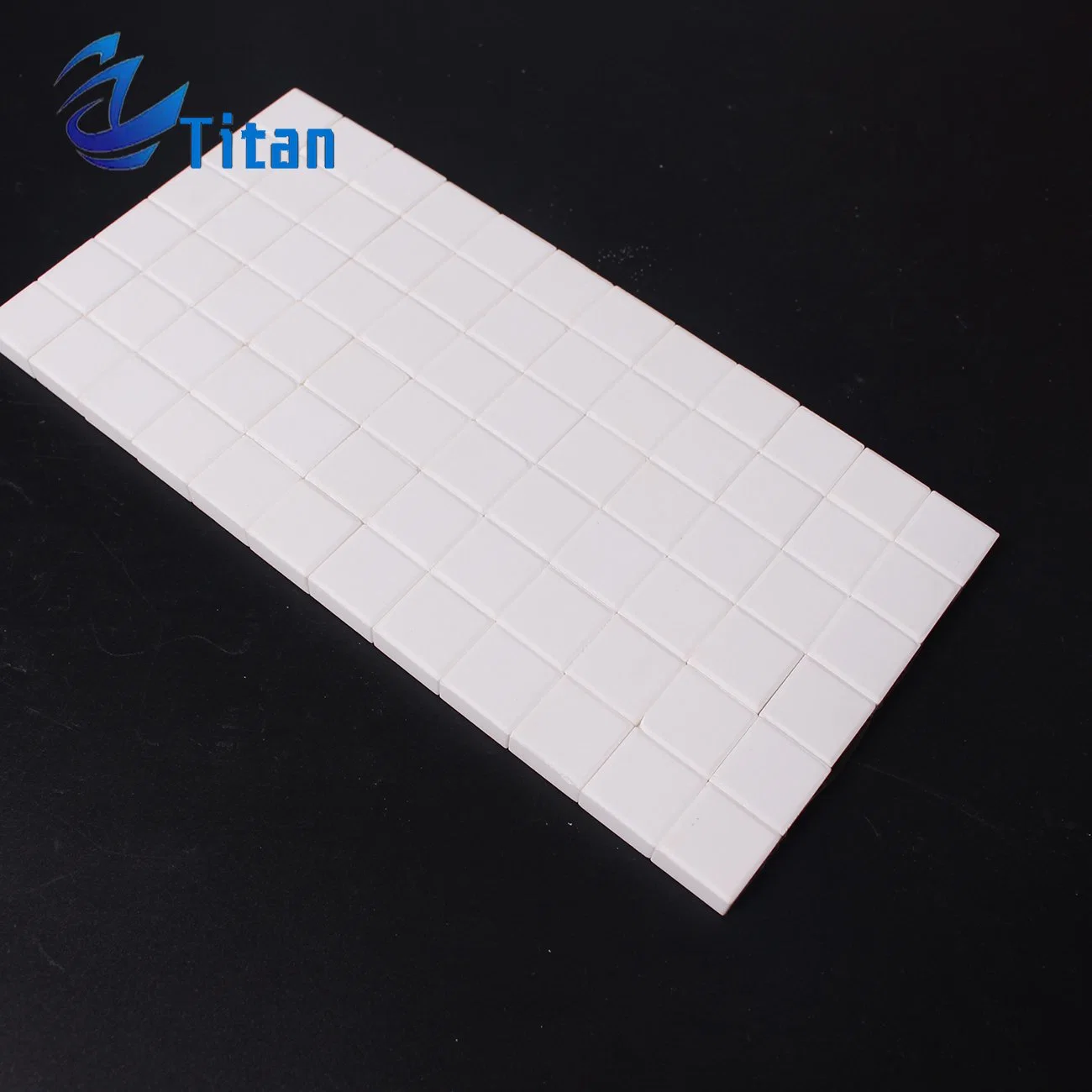 High Alumina Ceramic Customized Hex Square Circle Cylinder Lining Pieces Wear Mat