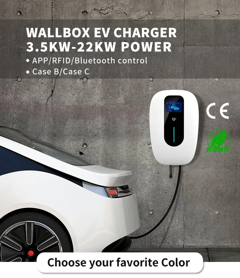 Home Smart EV Charger Tuya APP 32A 22kw