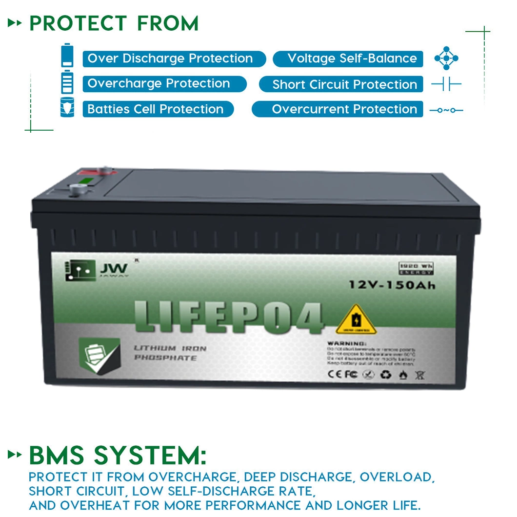 150ah Rechargeable 24V Battery Pack 12V 36V 48V 72V 80V 96V 450ah Traction Battery for Electric Forklift Lift Truck