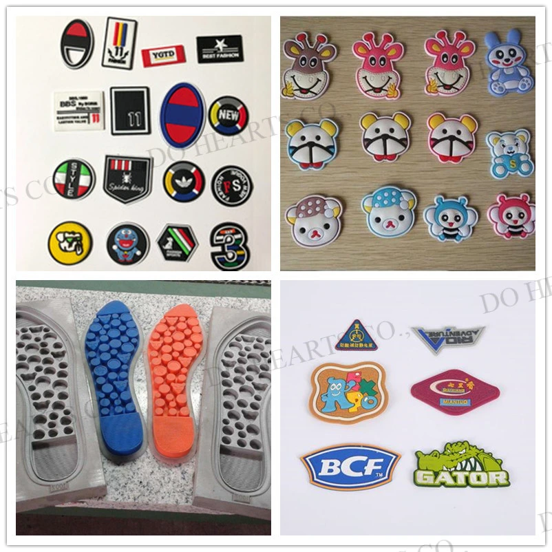 12 Color Soft 3D PVC Machine to Make Silicone Rubber Keychain/USB Cover/Zipper Puller/Phone Case Production Line