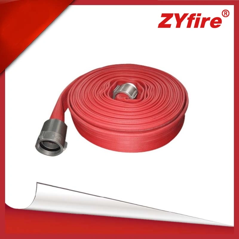 Zyfire Factory Fire Hose Lay Flexible Rubber Flat Hose with BS6391 Certification