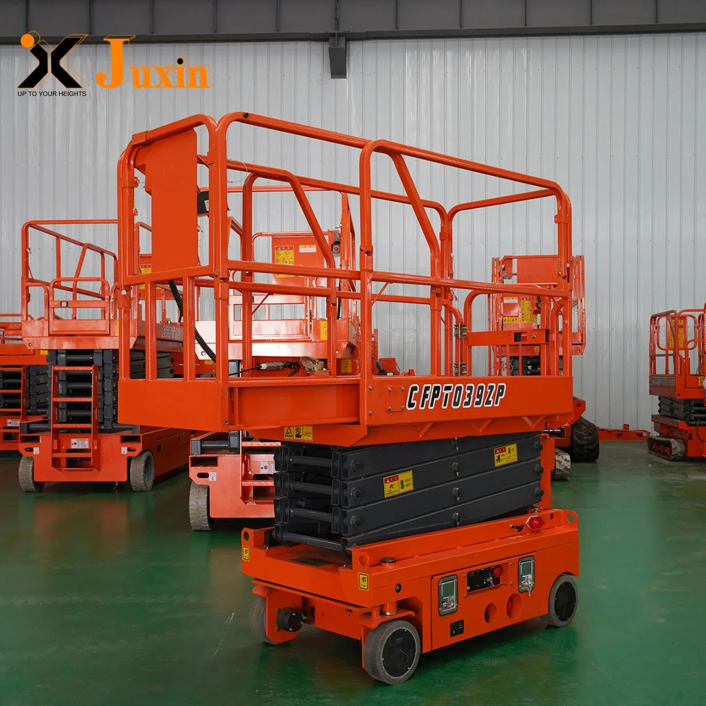 4m 6m 8m 10m 12m Mobile Hydraulic Scissor Lift Steel Ladder Platform