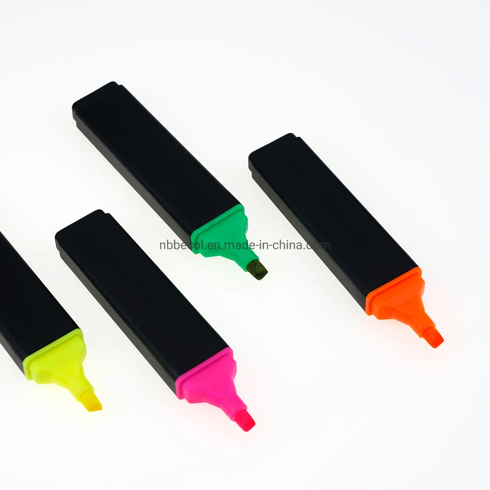 Multi Color Non Toxic Ink Highlighter Text Marker with Custom Logo