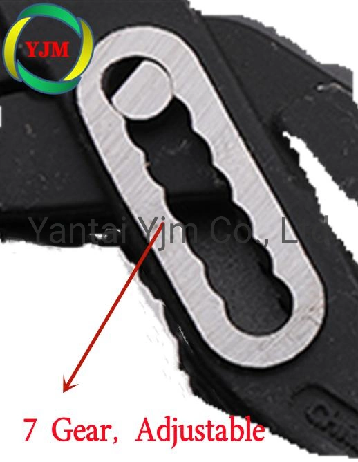 Carbon Steel,Chrome Vanadium,Hardware,Polished,Black,Nickle Plated,Adjustable Plastic-Dipped Water Pump Pliers Wrench,Professional Multi Purpose Hand Tool