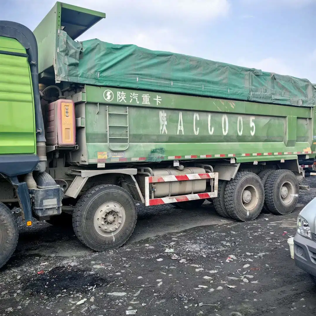 Buen estado Shacman M3000s 40ton utiliza camiones volquete basculante