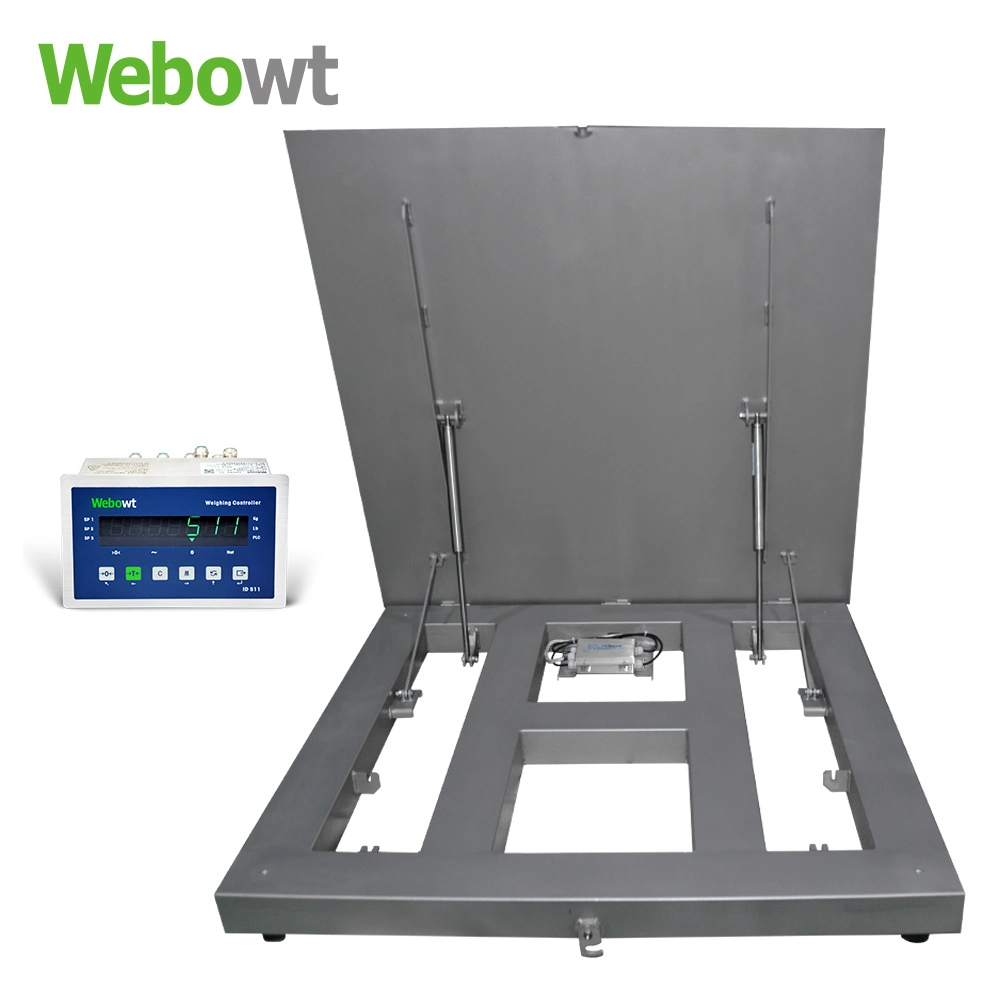 High Protection Class Electronic Scale Floor Scale with Foldable Load Plate