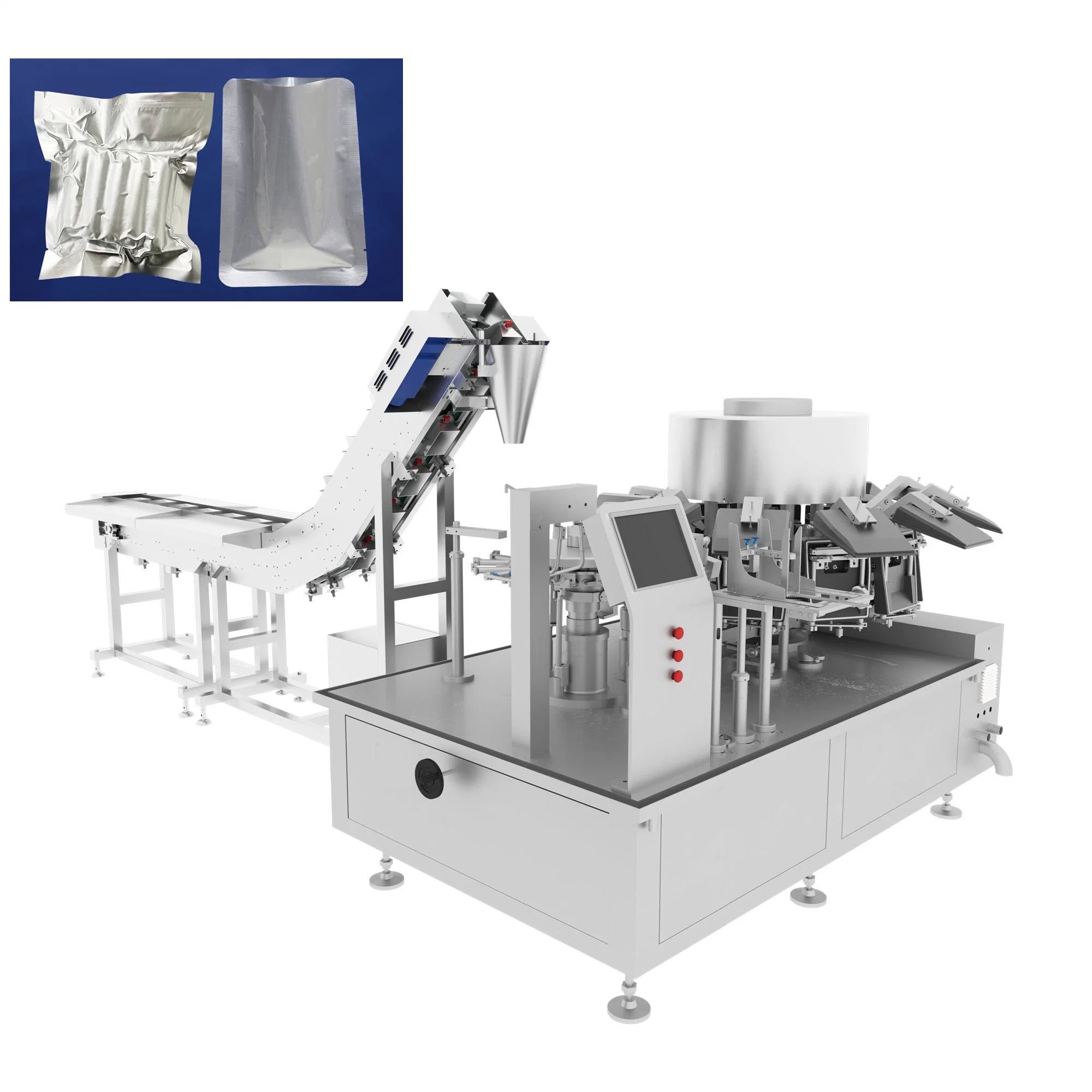 State-of-Art Vacuum Skin Packing Packaging Machine for Fish Fillet Steak Portion Salmon Tuna Shrimp Lobster Crab