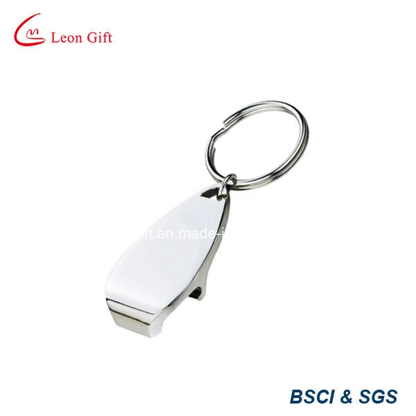 Factory Outlet Metal Zinc Alloy Creative Customized Key Chain Beer Bottle-Opener Customized Logo Print Laser Bottle Opener Keychain