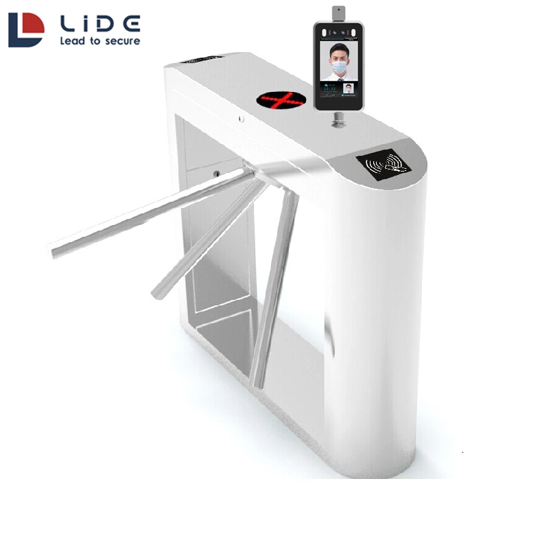 Biometric Face Recognition Half Height Tripod Turnstile for Access Control