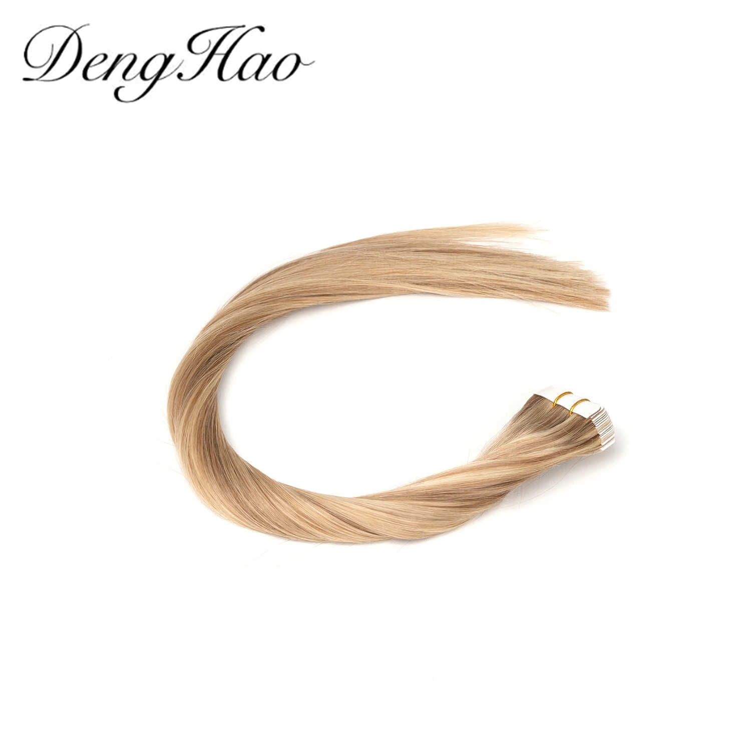 Human Hair Tape in Extensions Natural Seamless Remy Hair