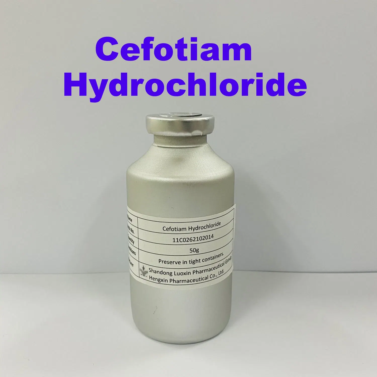 Solution stérile d'hydrochlorure de cefotiam API 66309-69-1, norme USP