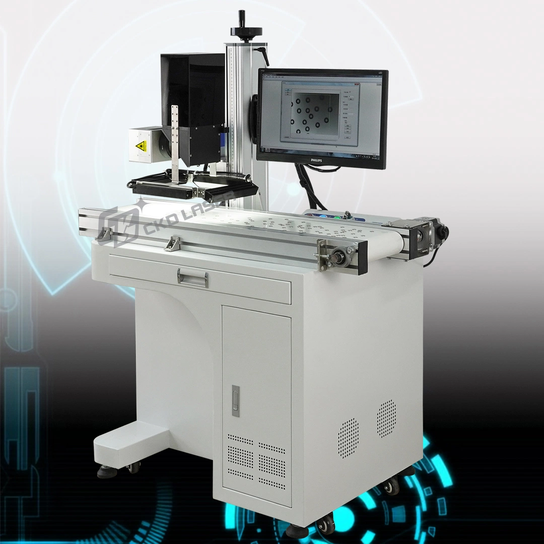 Fiber/UV/CO2 Laser Vision Location Marking System for Irregular Material Quickly Automatically