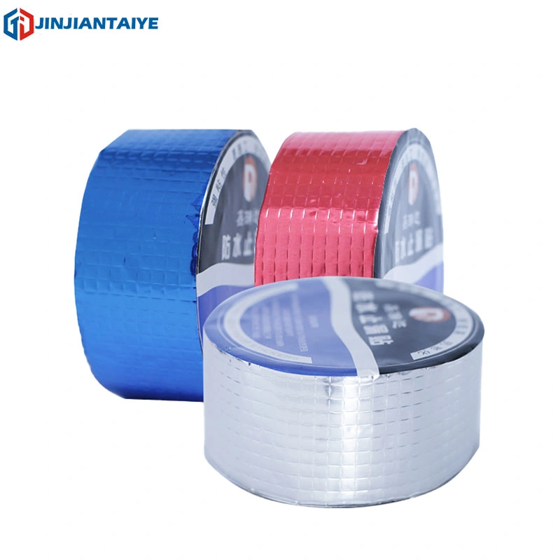 House Leakage Repairing Tape Aluminum Foil Butyl Self Adhesive Waterproof Joint Flex Rubber Tape Crack Sealing Tape